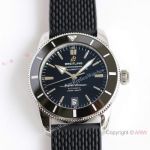 G Factory Swiss Breitling Superocean Heritage II GF Cal.B20 Black Rubber Watch